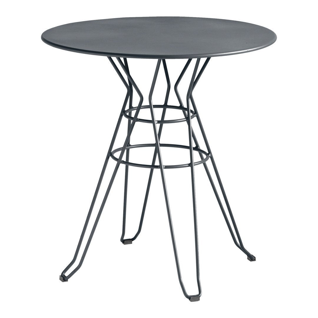 Round Capri Dining Table - Modern & Stylish for Small Spaces - Perfect for Breakfast Nook, Apartment, or Cozy Kitchen