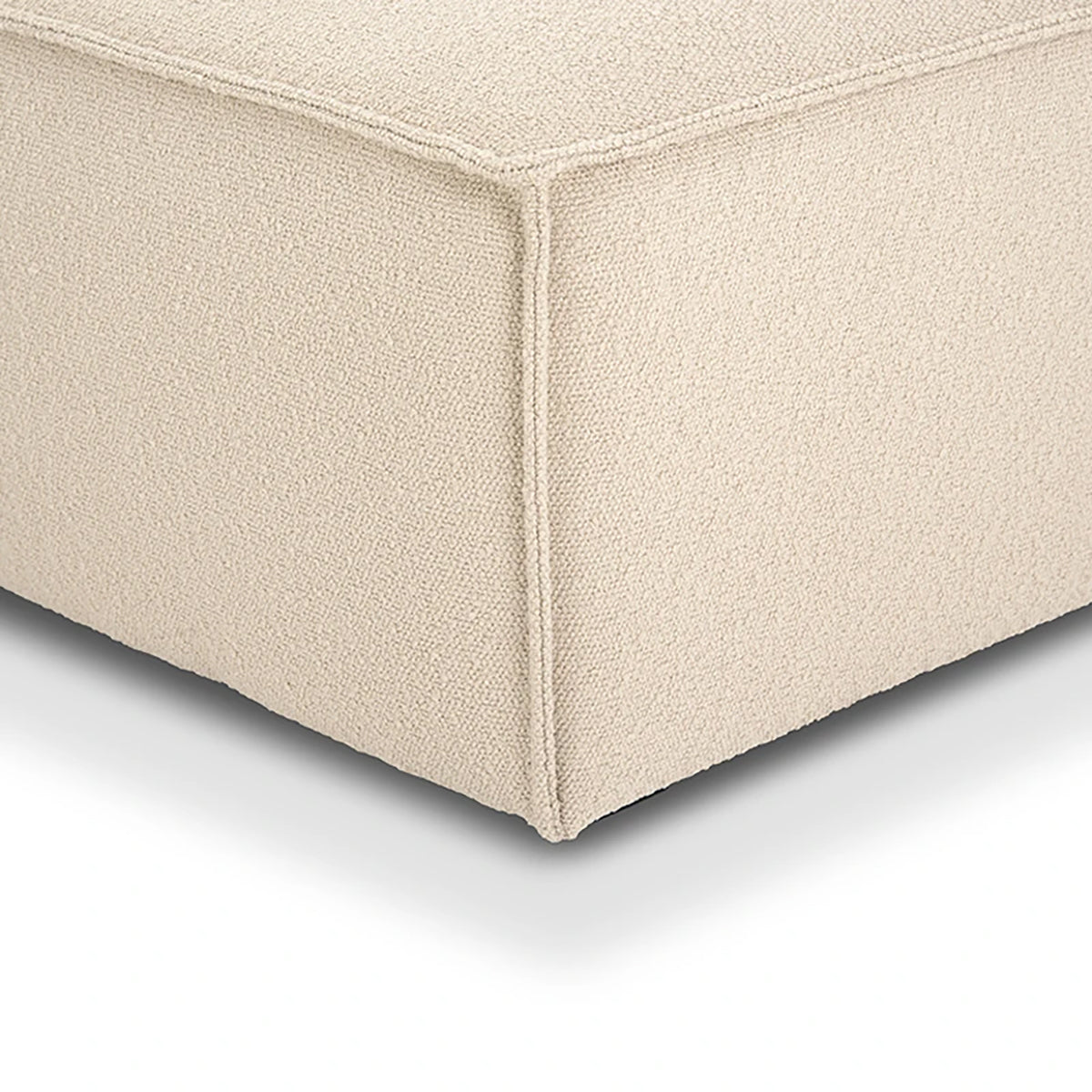 Daphne Boucle Modular 1-Seater Sofa (Armless) - Modern Living Room Furniture for Small Spaces & Apartments
