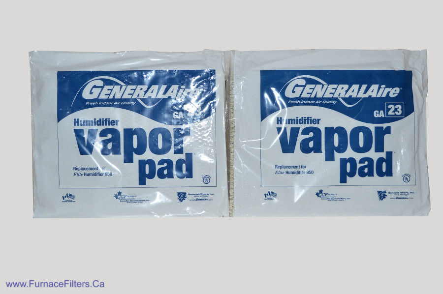 GA23 Generalaire 1099LHS Humidifier Replacement Pad - Compatible with Model 950, 950X, 1099LHS GFI #7923 - 2-Pack - Ideal for Home, Office, and Commercial HVAC Systems