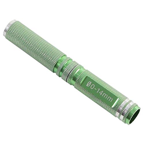0-14mm Expanding Hole Opener Reamer - Multi-Purpose DIY Tool for RC Cars, Hell Car Models, Woodworking & Metalworking - Random Color (Green) - Perfect for Drilling, Enlarging Holes & Custom Modifications