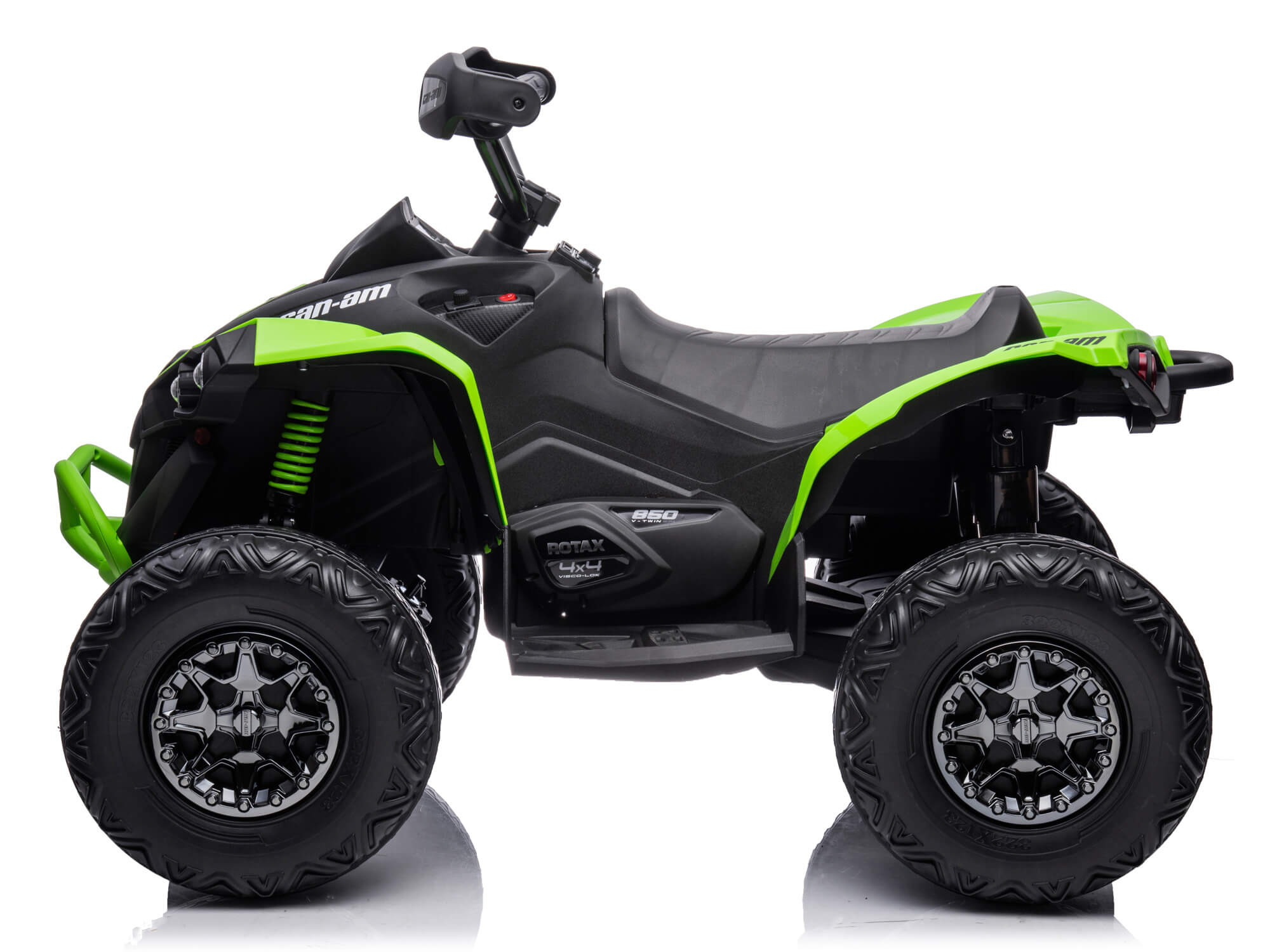 24V Can Am Kids Renegade 4WD Ride On Quad ATV - Green Electric Toy Car for Boys & Girls | Outdoor Adventure, Backyard Play, Birthday Gift