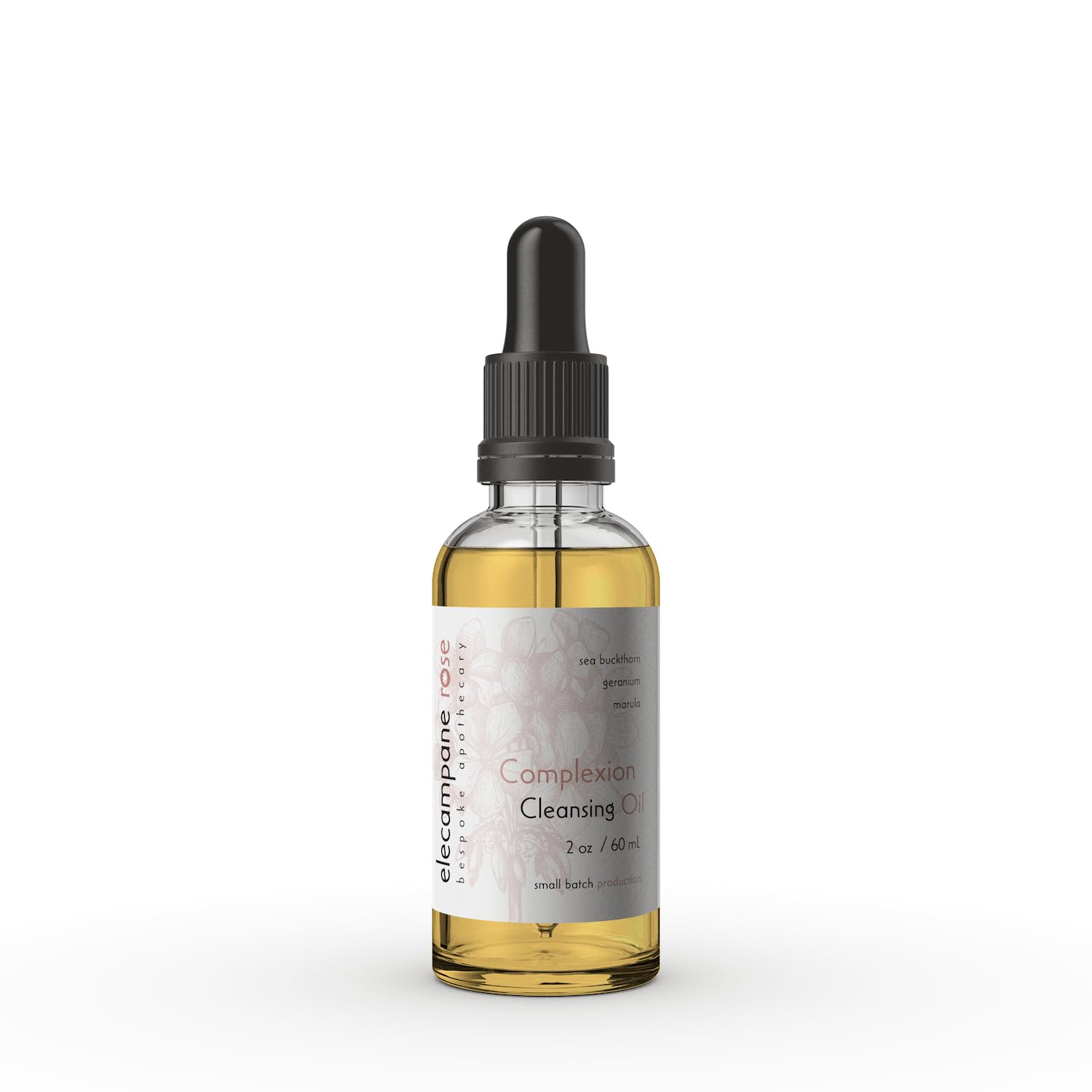 Elecampane Rose Cleansing Oil - 50mL Luminous Complexion Facial Cleanser for Glowing Skin | Gentle Makeup Remover & Deep Pore Cleanser for Daily Skincare Routine