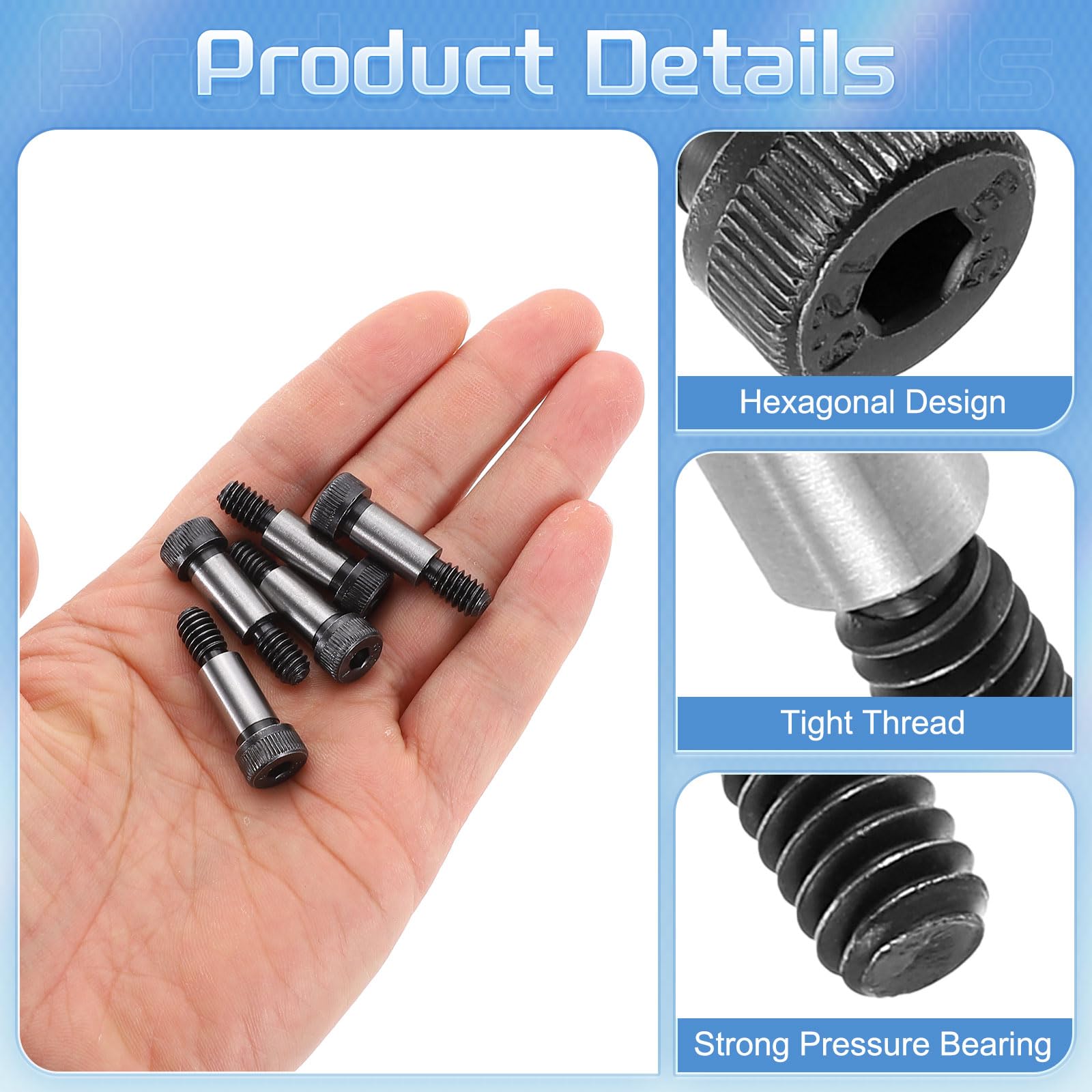 Alloy Steel Hex Socket Shoulder Screws 5/16