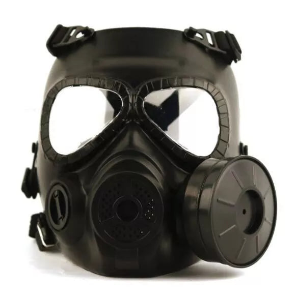 M04 Tactical Protective Gas Mask with Adjustable Strap - Military Grade Safety Respirator for Chemical, Toxic Fumes & Emergency Survival Scenarios