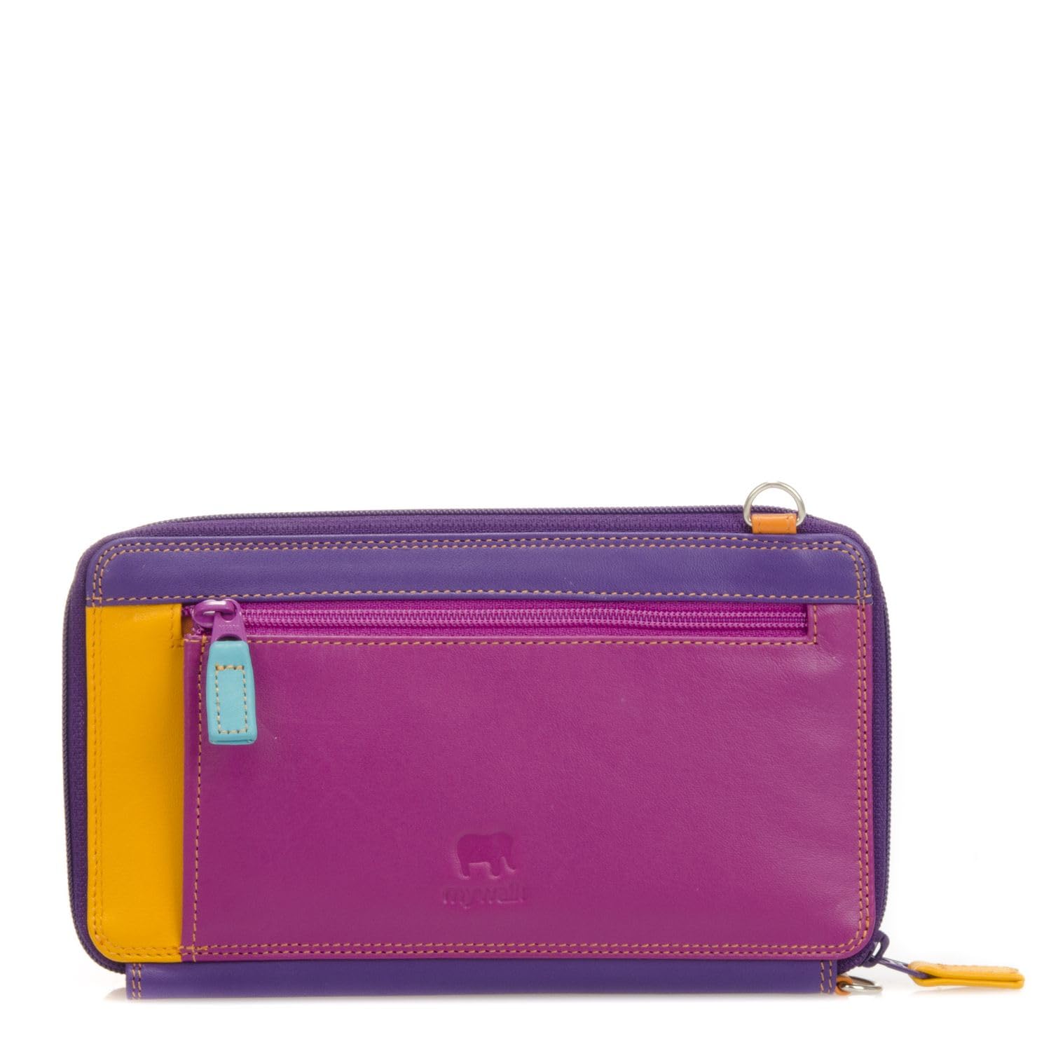 Mywalit Zip Round Multi-Purpose Crossbody Purse with Shoulder Strap - Stylish Wallet for Women, Travel, Shopping & Everyday Use
