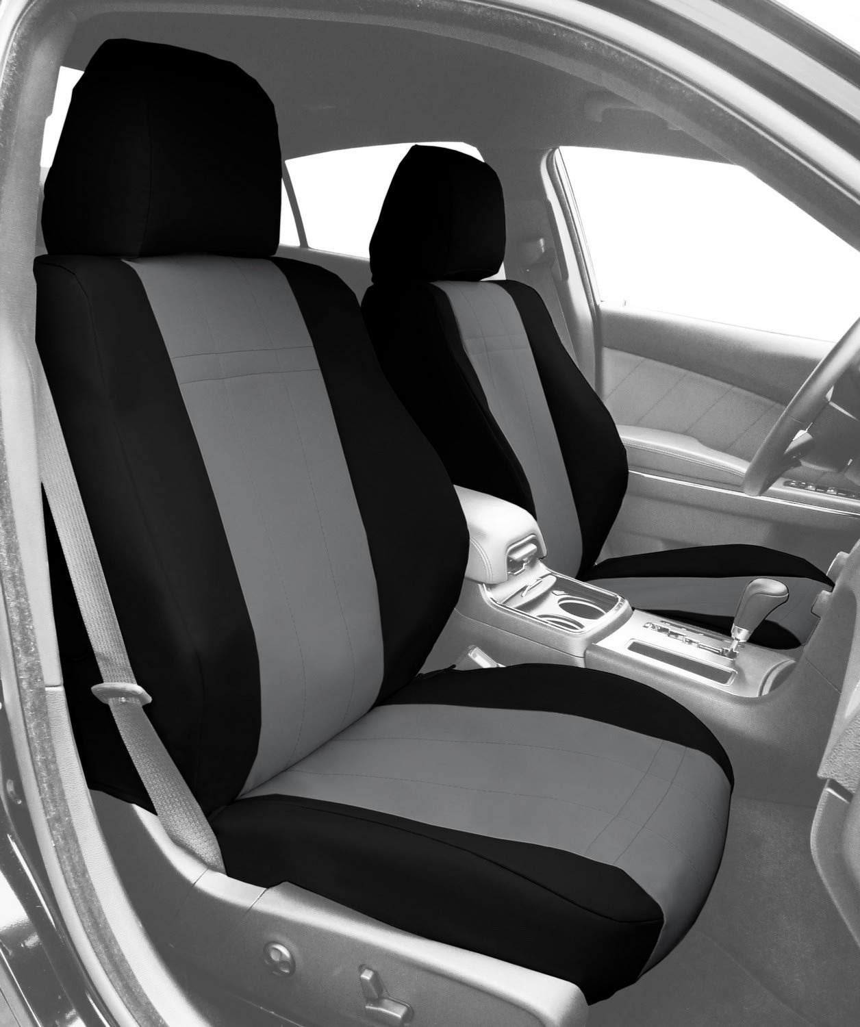 Premium Cordura Seat Covers for 1995-2002 Volkswagen Golf - Front Sport Bucket Seats in Light Grey with Black Trim | Durable, Custom Fit Car Accessories for Enhanced Comfort & Style | Perfect for Daily Commutes, Road Trips & Off-Road Adventures