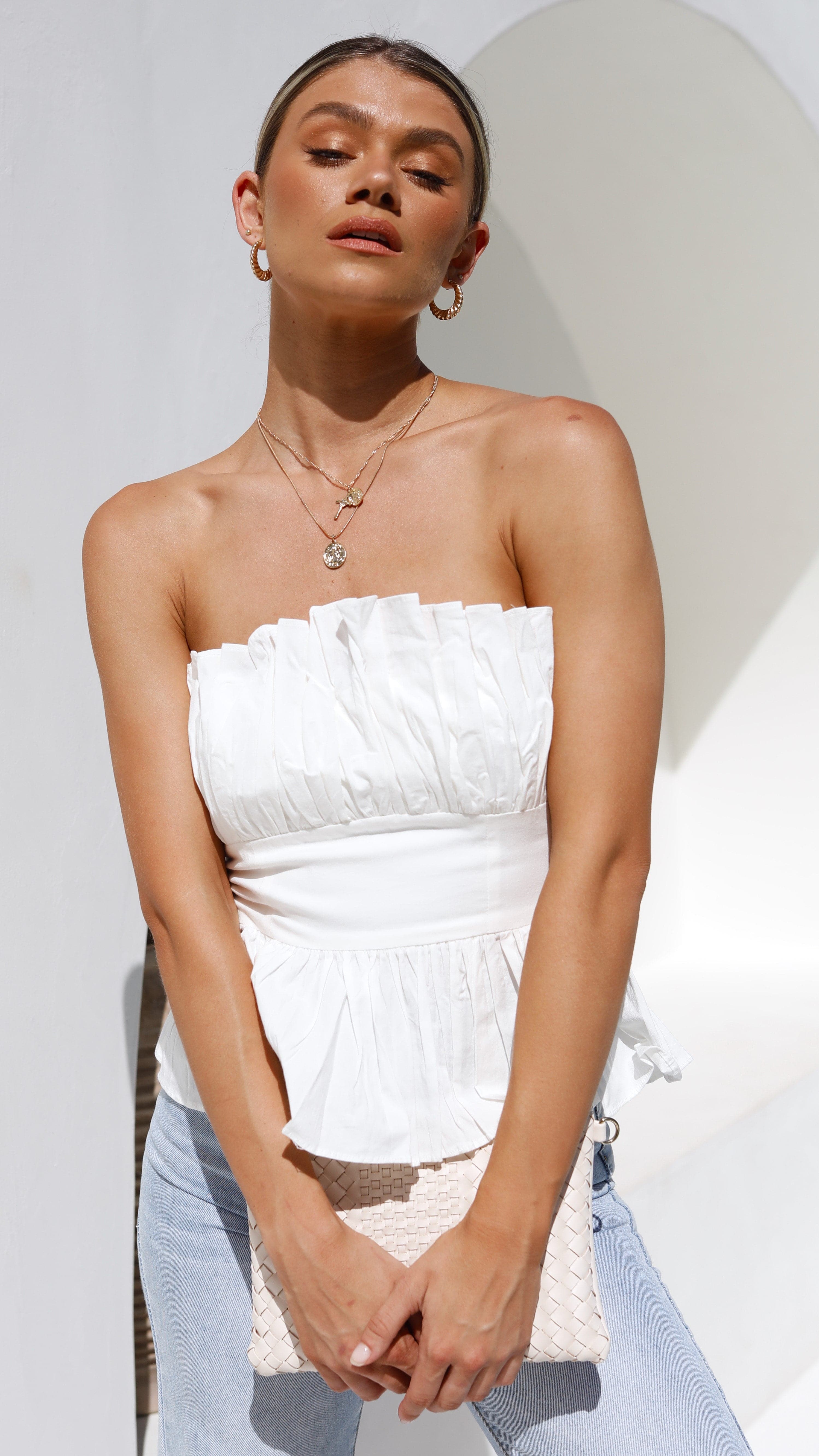 Always Mine Crop Top - Women's White Short Sleeve T-Shirt for Summer, Casual Wear, Street Style & Music Festivals