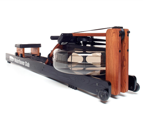 WaterRower Club Rowing Machine with Series 4 Performance Monitor - Premium Home Fitness Equipment for Cardio & Strength Training