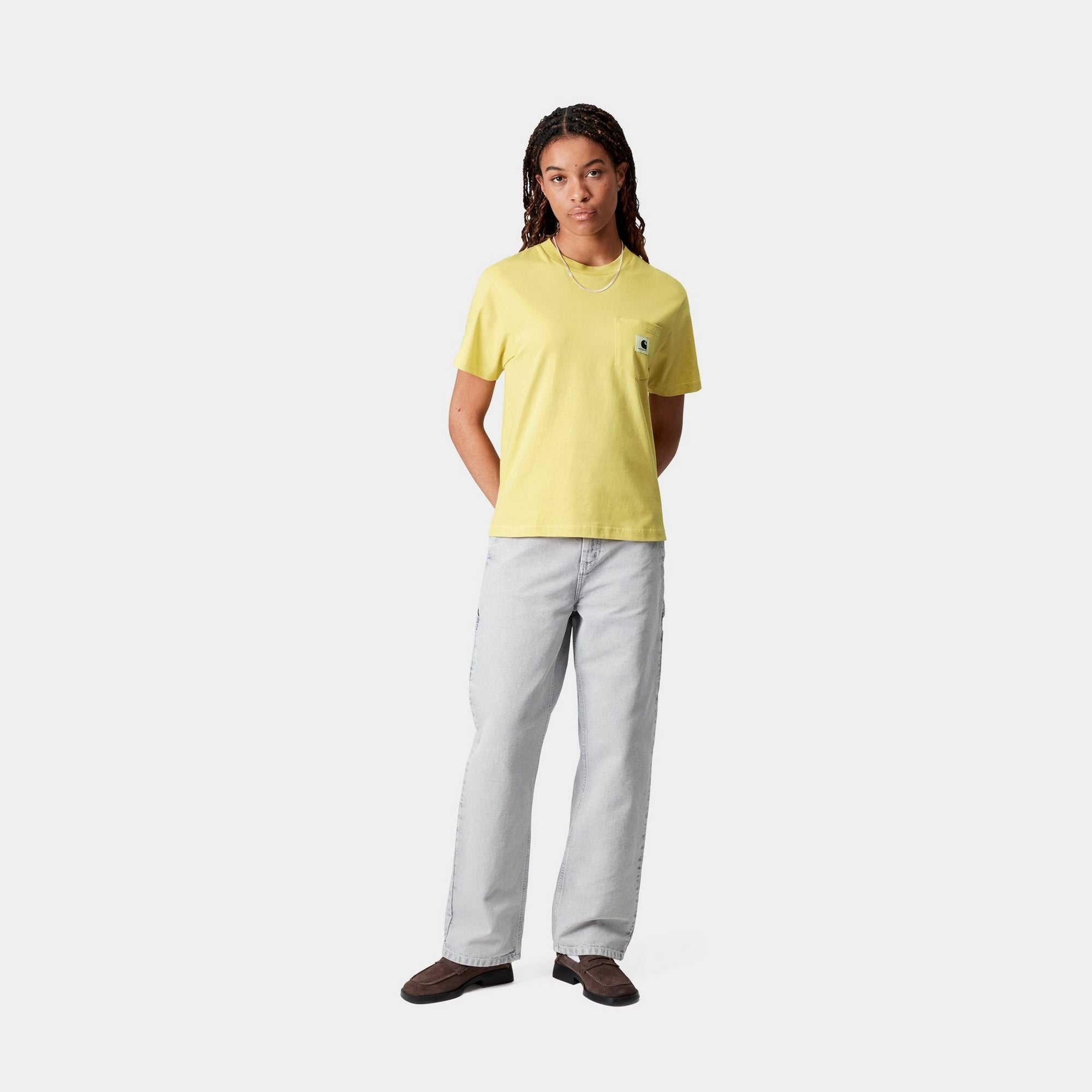 Fandoghi Women's Pocket T-Shirt - Comfortable Casual Tee for Everyday Wear | Perfect for Work, Outings & Relaxing