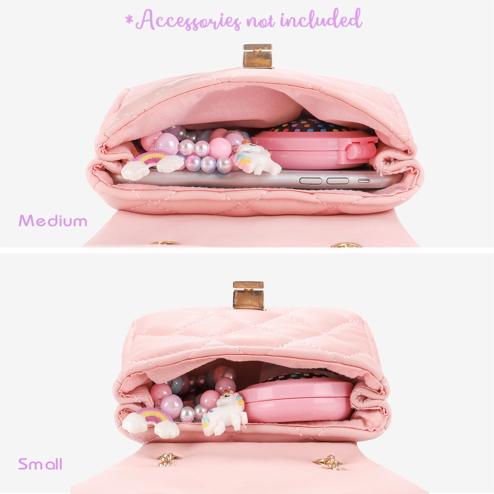 Mibasies Girls Purse for Kids - Cute Toddler Crossbody Bag with Adjustable Strap, Perfect Birthday Gift for Little Girls | Ideal for School, Travel, and Playdates