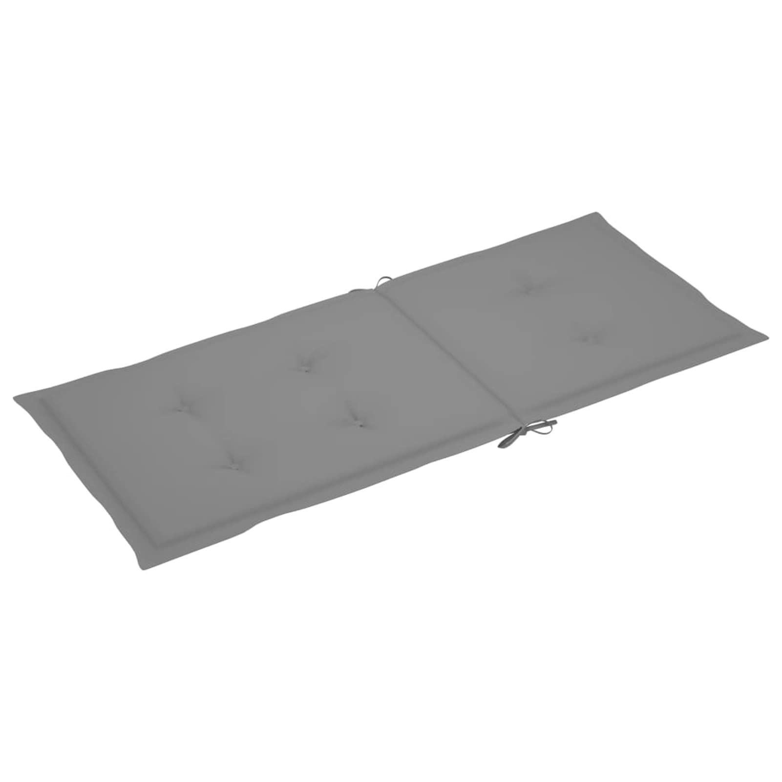 Premium 6-Piece Outdoor Chair Cushion Set - Water-Resistant Gray Patio Seat & Back Cushions (47.2