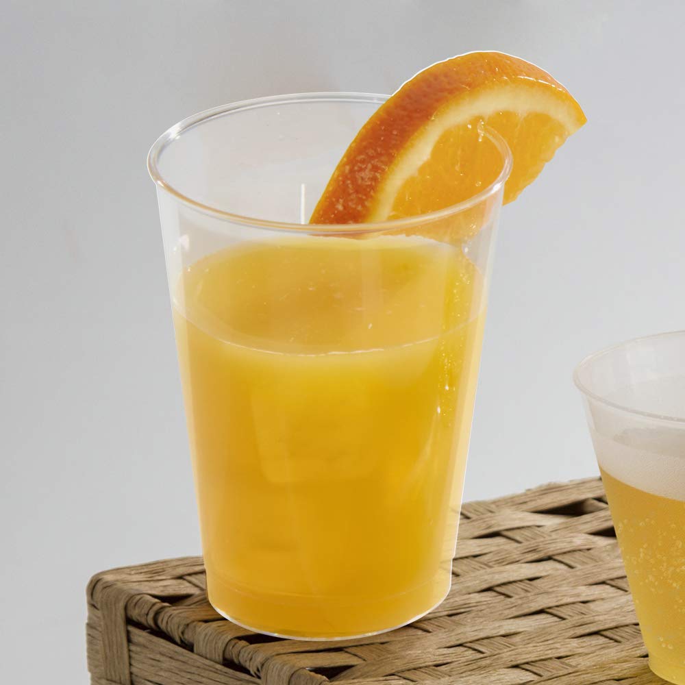 WNA Comet Clear Plastic Tumbler 7 Oz - Tall Drinking Cups (25/Pack, 20 Packs/Carton) - Perfect for Parties, Restaurants, and Office Use