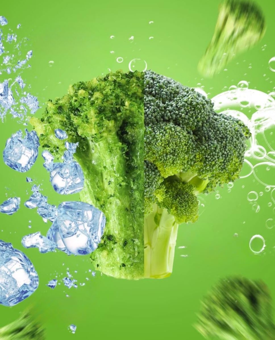 Broccoli Crisps 150g - Healthy Dried Veggie Snacks for On-the-Go (2 Bags)