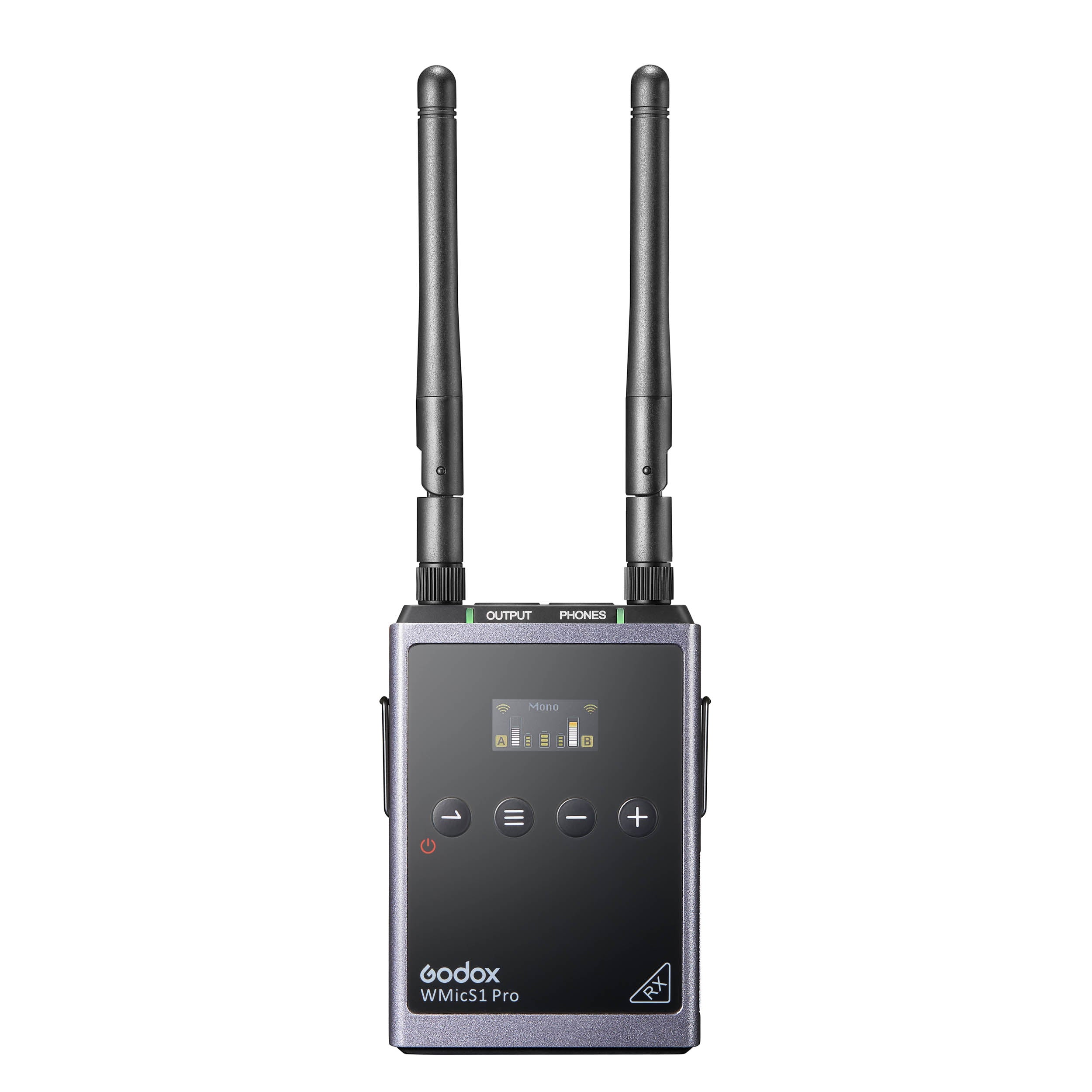 WMicS1 Pro Kit 2 Professional Dual Channel Wireless UHF Microphone System for Karaoke, Live Performances & Public Speaking - High-Quality Wireless Mic Set with Long Range and Clear Sound