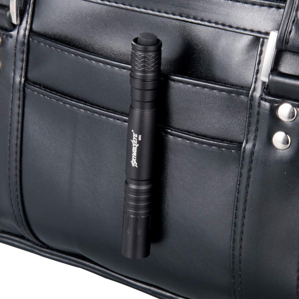 Mini LED Flashlight - Ultra Bright Pocket Penlight with Clip, Waterproof & Portable for AAA Batteries - Perfect for Camping, Hiking, Emergency & Everyday Carry (EDC)