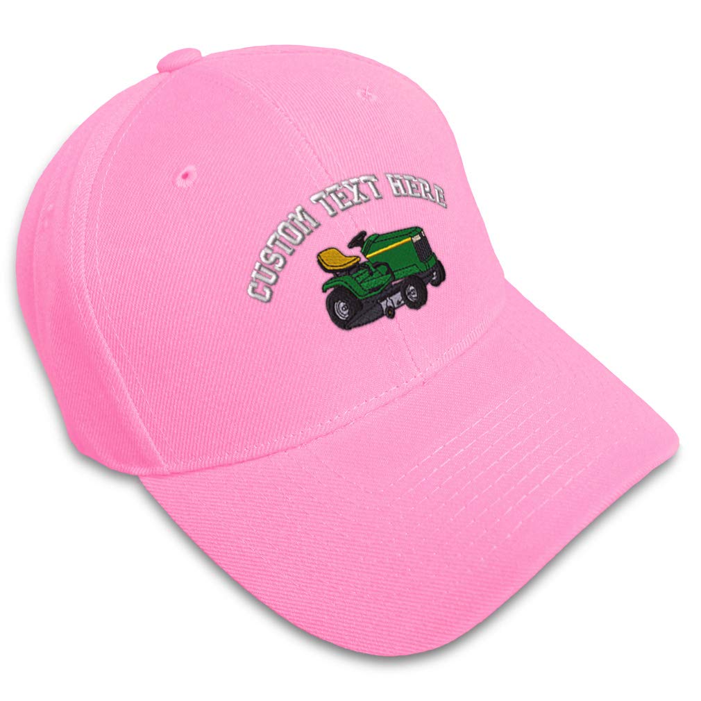 Custom Embroidered Baseball Cap - Adjustable Riding Lawn Mower Dad Hat for Men & Women | Perfect for Outdoor Activities, Gardening, and Casual Wear