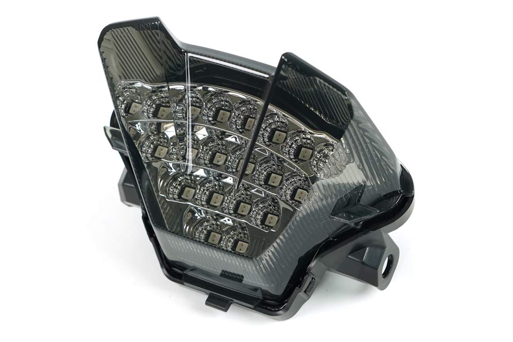 Smoke Lens Sequential LED Tail Lights for 2018-2020 Yamaha MT-07 - High Visibility & Custom Style for Night Riding & Urban Commuting