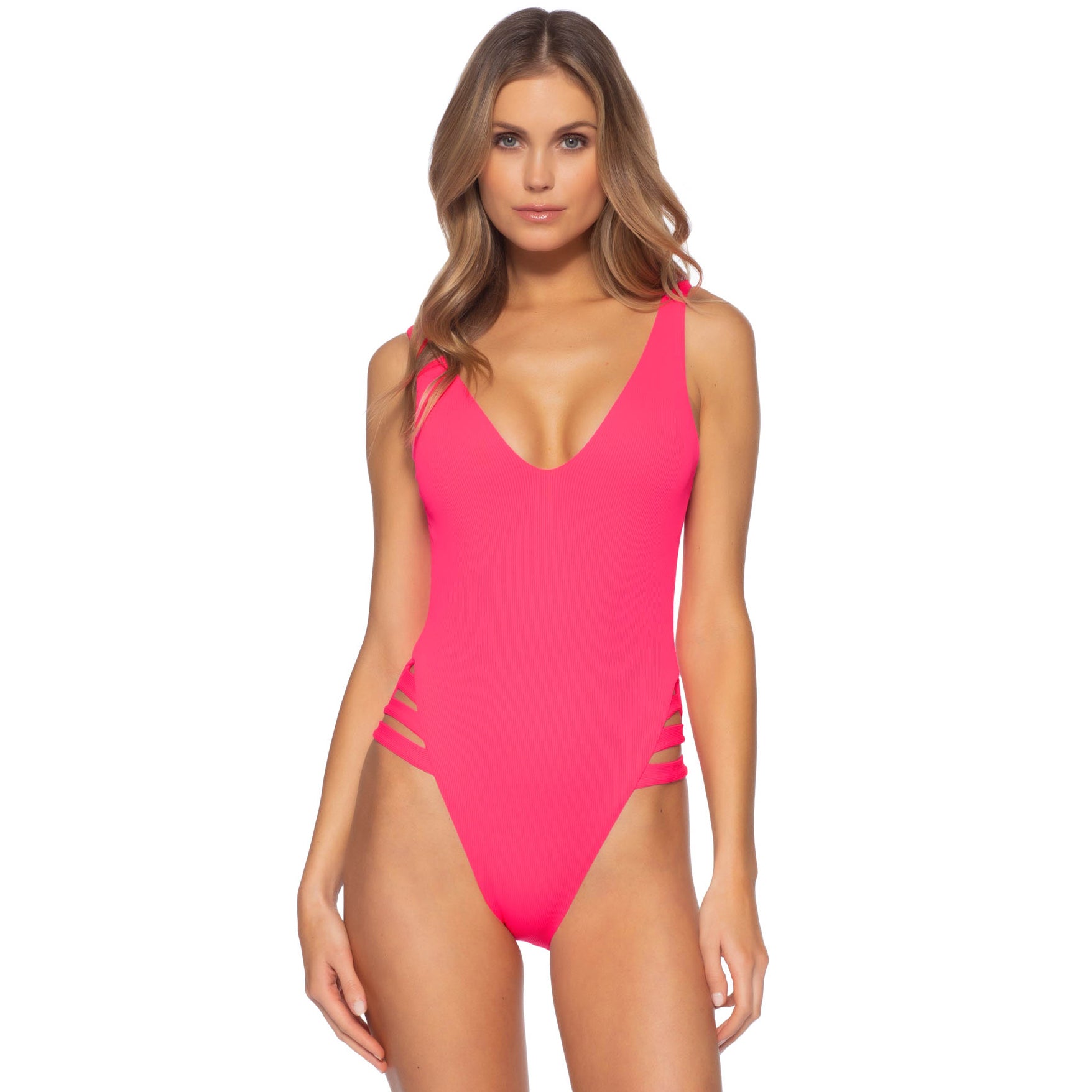 Becca Fine Line Sophie One Piece Women's Swimsuit - Sexy High Cut Bathing Suit for Beach & Pool - Perfect for Summer Vacation and Swimwear Fashion