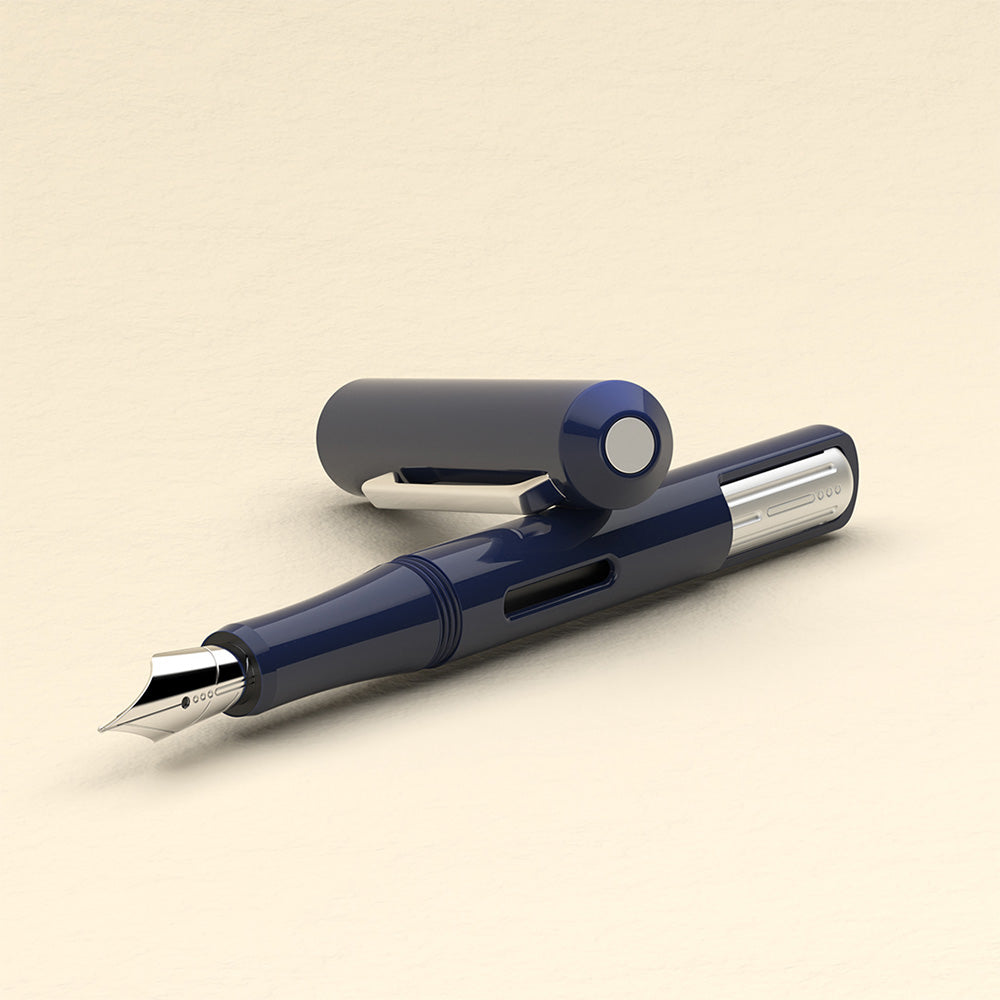 Endless Captiva Deep Ocean Fountain Pen - Premium Writing Instrument for Elegant Signatures, Calligraphy & Office Use