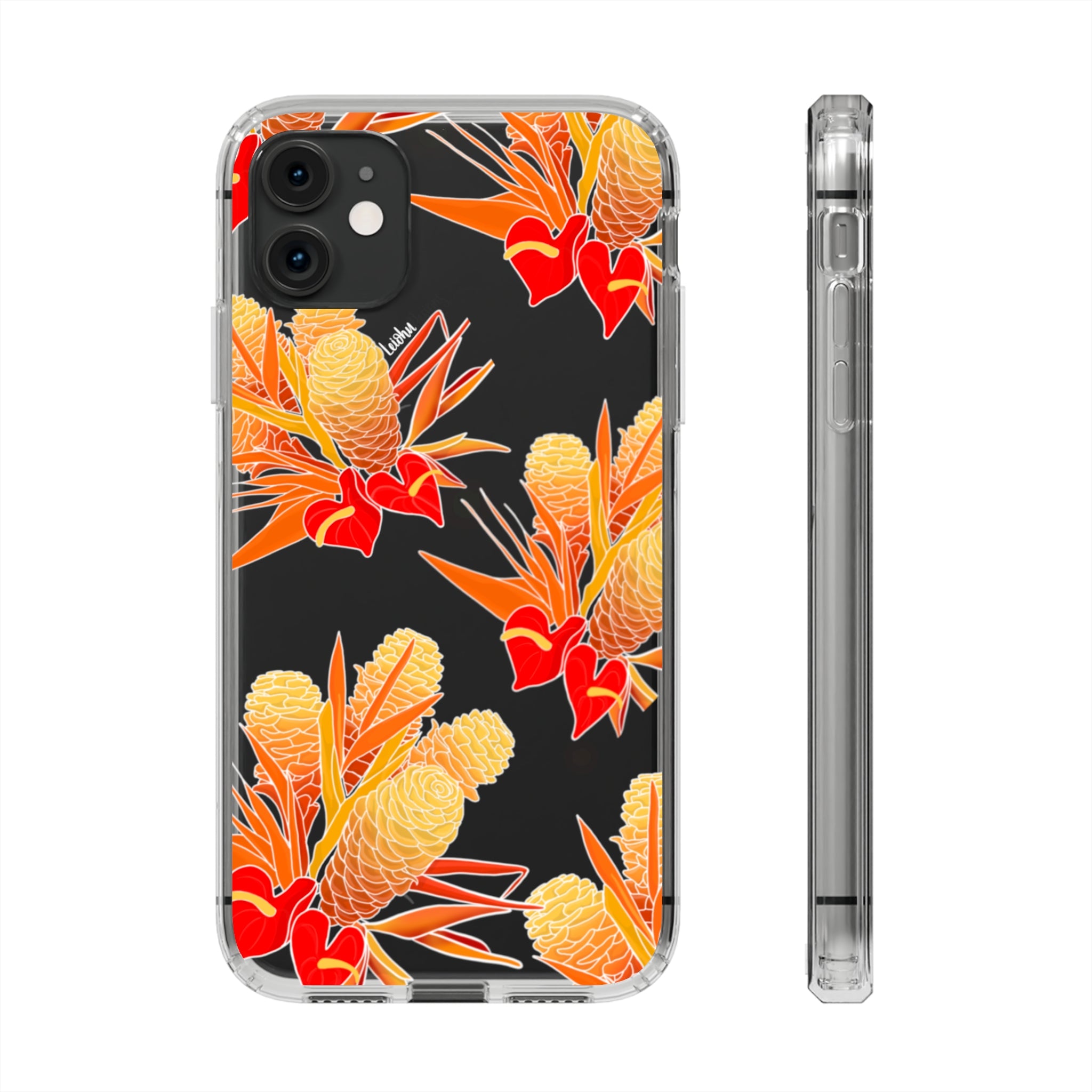 Honey Bee Clear Phone Case - Shockproof & Scratch Resistant Protective Cover for iPhone & Samsung - Perfect for Outdoor Activities & Daily Use