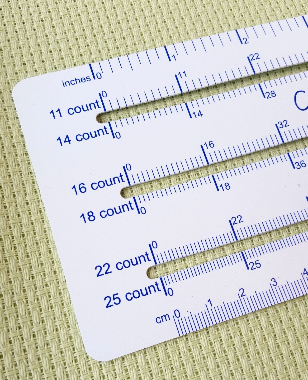 Precision Cross Stitch Gauge & Ruler - Essential Sewing Measuring Tool for Needlework, Embroidery & Craft Projects - Perfect for DIY, Quilting & Fabric Measurement