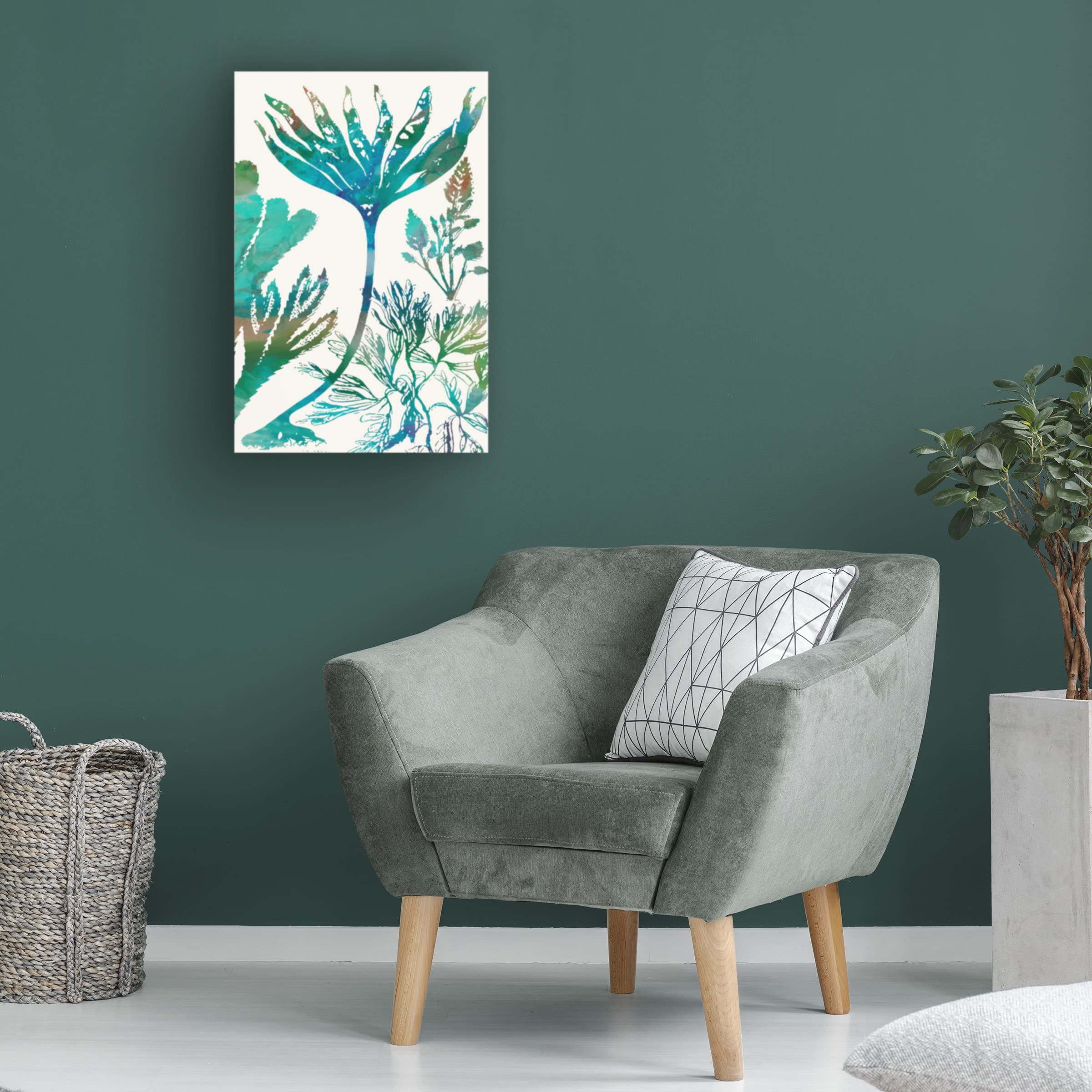 Trademark Fine Art 'Aquatic Assemblage IV' Canvas Wall Art by Sharon Chandler - Perfect for Living Room, Bedroom & Office Decor