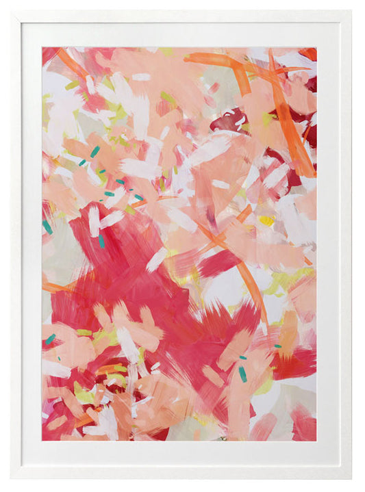 Coral Cove Framed Beach Wall Art Print - Tropical Ocean Decor for Living Room, Bedroom & Office