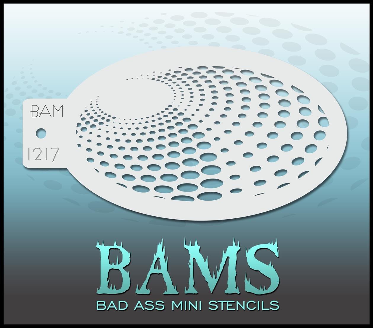 BAM1217 Bad Ass Mini Stencil - Premium Reusable DIY Craft Stencils for Painting, Woodworking & Home Decor | Perfect for Art Projects, Furniture Makeovers & Wall Designs