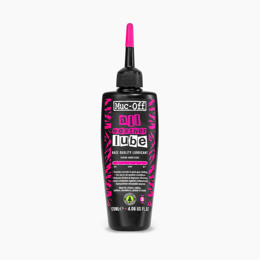 All Weather Lubricant 120ml - Waterproof, Long-Lasting Bike & Outdoor Gear Lubrication for Chains, Hinges & More