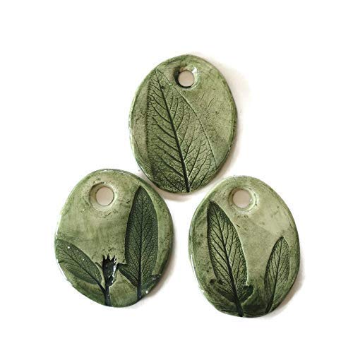 Extra Large Sage Leaf Engraved Pendant Necklace - Elegant Nature-Inspired Jewelry for Women, Perfect for Boho, Hippie, and Nature Lover Fashion