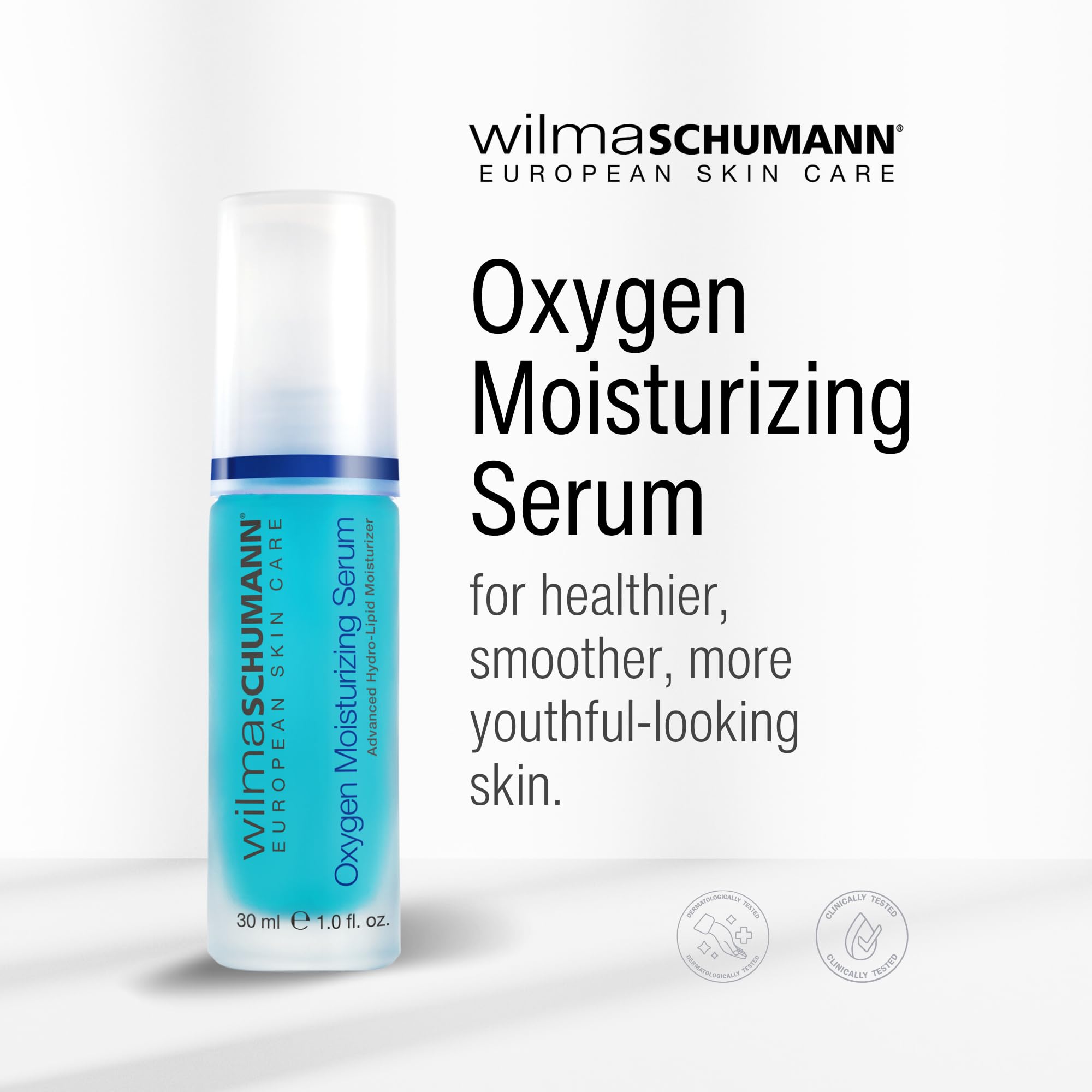 Oxygen Moisturizing Face Serum - Hydrating Facial Treatment with Hyaluronic Acid - 1 oz - Anti-Aging & Dry Skin Relief for Day & Night Skincare Routine