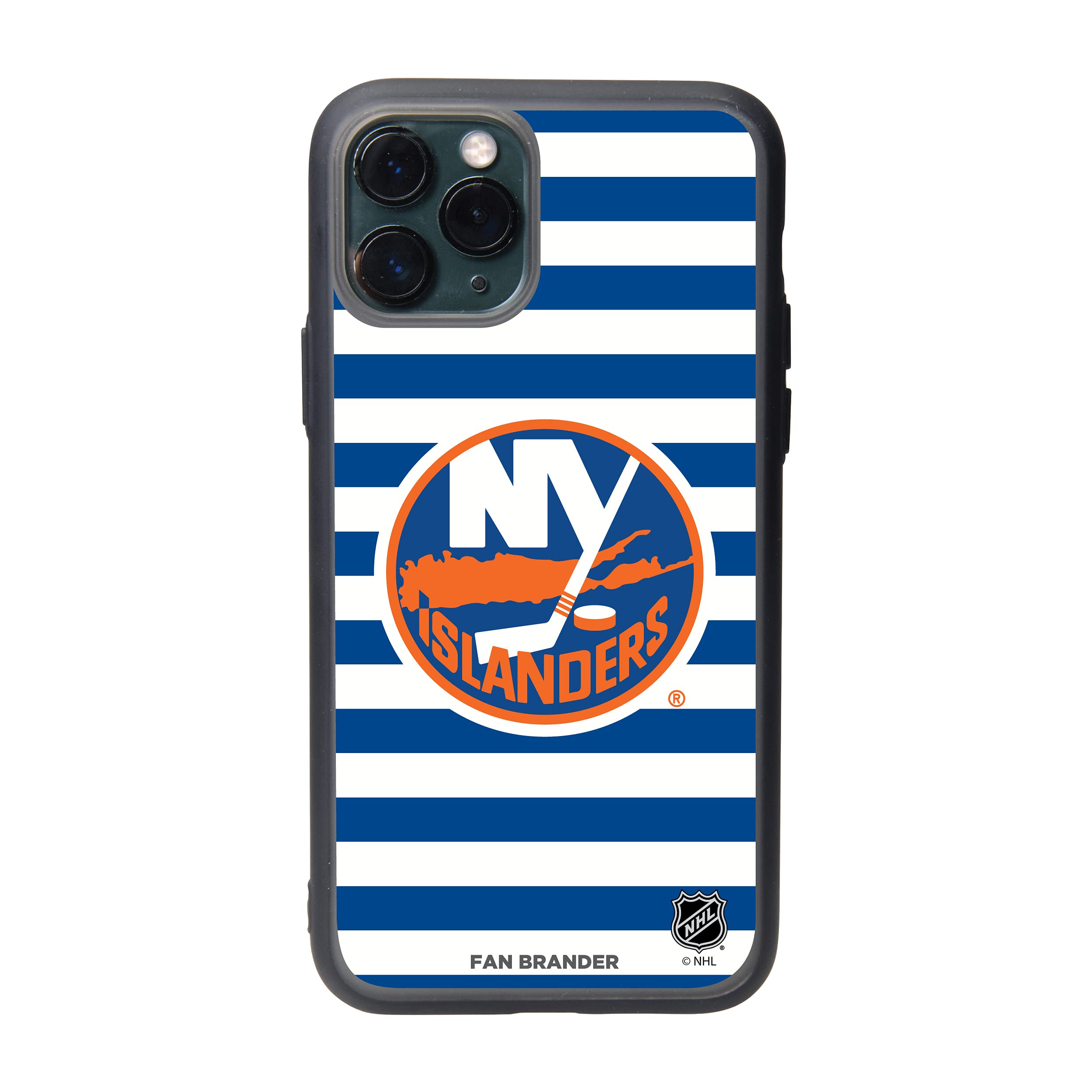 NHL Team Logo Phone Case with Stripes Design - Durable Protective Cover for iPhone & Samsung - Perfect for Hockey Fans & Game Day Supporters