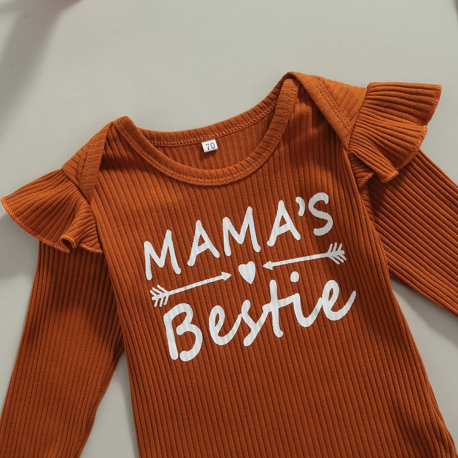 Adorable Newborn Baby Girl Outfits - Ribbed Romper & Floral Shorts Set | Cute Infant Clothes for Fall | Perfect for Photos, Playdates & Special Occasions