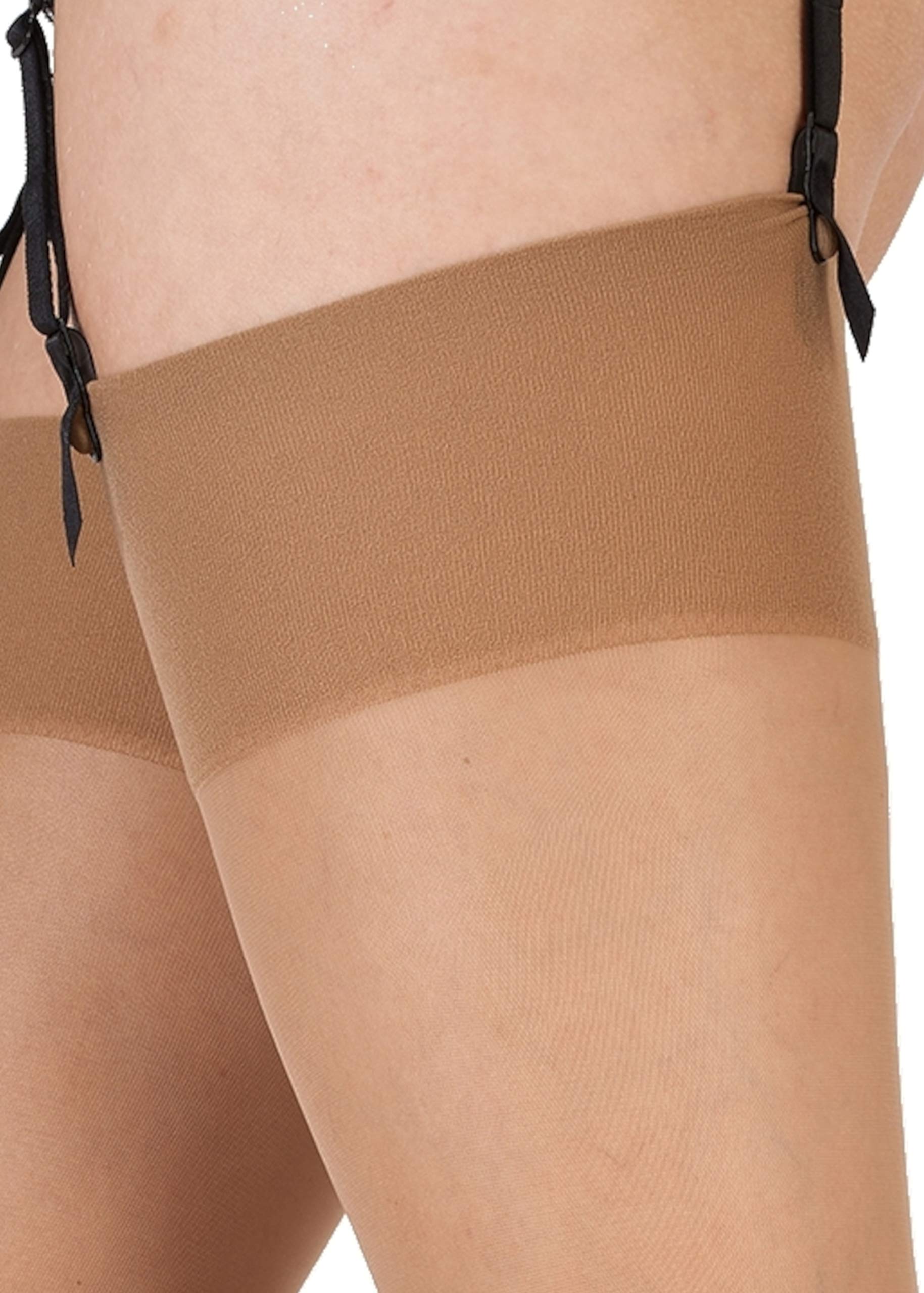 Pretty Polly Women's 15 Denier Sheer Stockings - Day to Night Tights for Work, Party & Special Occasions - Comfortable Nylon Hosiery with Reinforced Toe