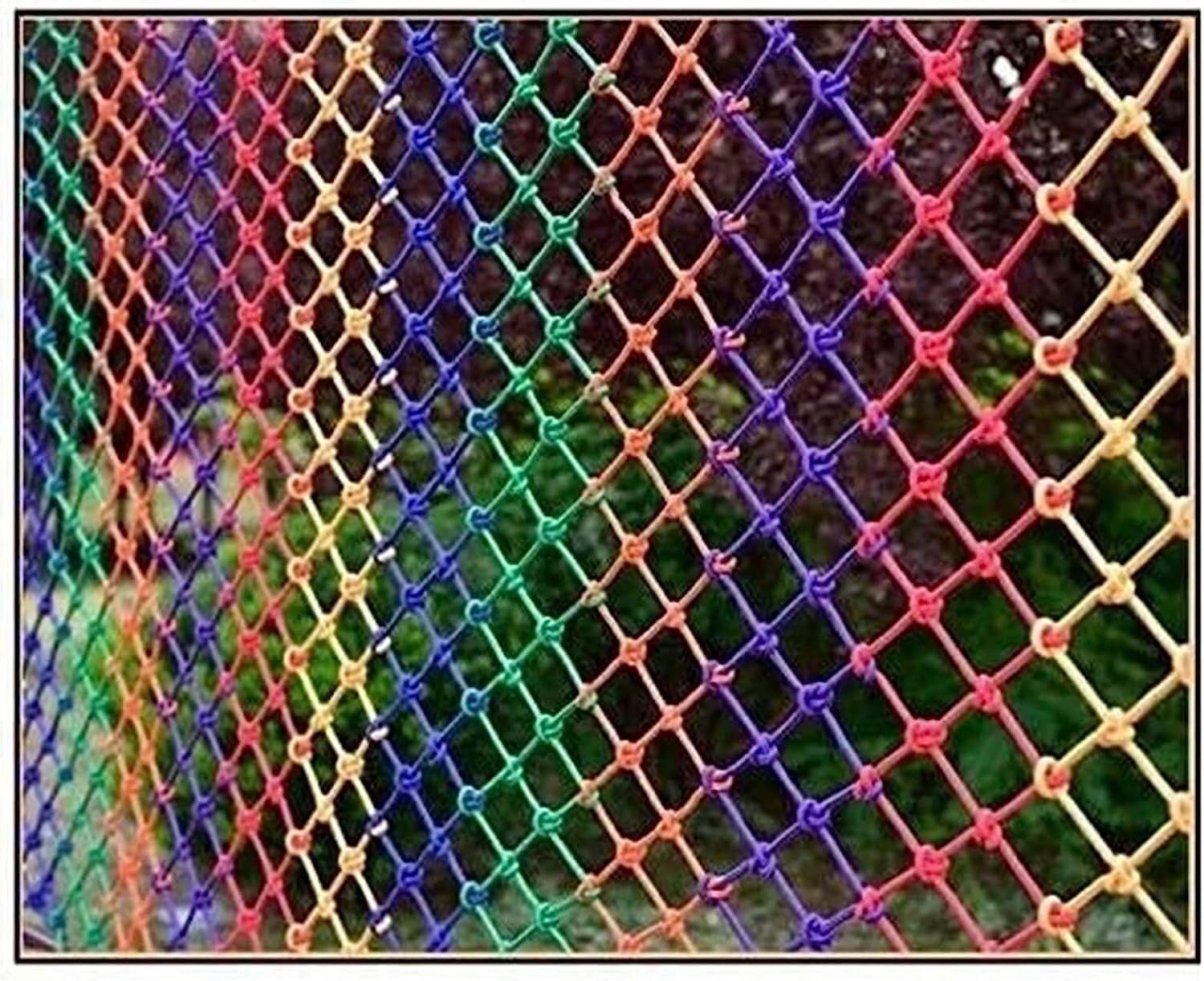 Kids Climbing Cargo Net - 2x3m (6.6x9.9ft) Outdoor Safety Play Net for Children | Anti-Fall Stair Protector & Backyard Adventure Toy for Boys & Girls | Perfect for Treehouses, Playgrounds & Indoor Gyms