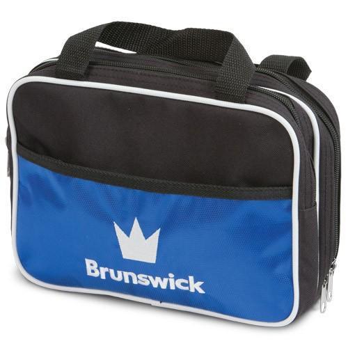 Brunswick Black/Royal Bowling Accessory Bag - Durable & Stylish for Bowling Gear Storage - Perfect for Bowling Leagues, Tournaments & Practice Sessions