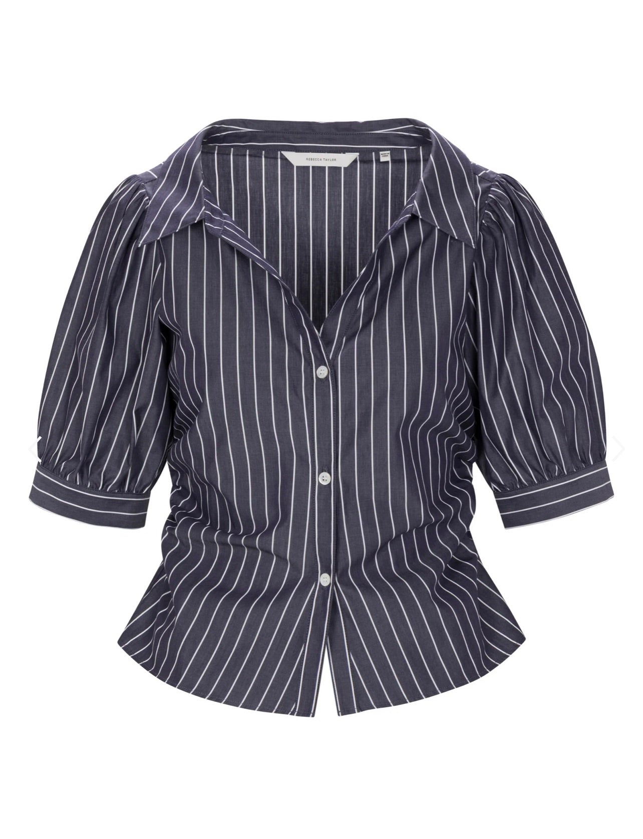 Isla Stripe Poplin Shirt for Women | Lightweight Cotton Button Down Shirt | Casual & Office Wear | Perfect for Spring & Summer Outfits