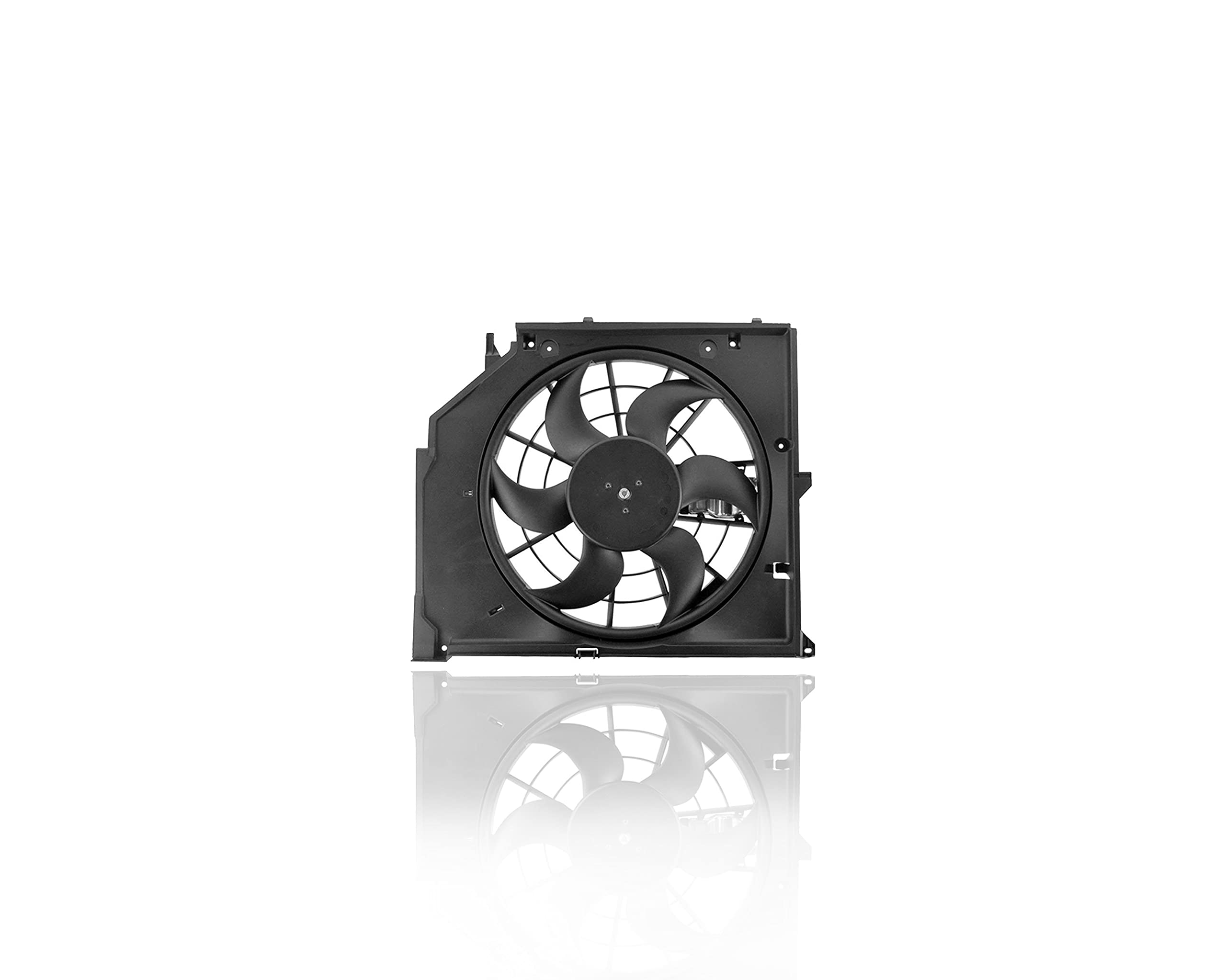 BMW 3-Series Engine Cooling Fan Assembly Replacement (1999-2006) - Compatible with Part #17117561757 | Pacific Best Inc. | Perfect for Overheating Prevention & Summer Driving