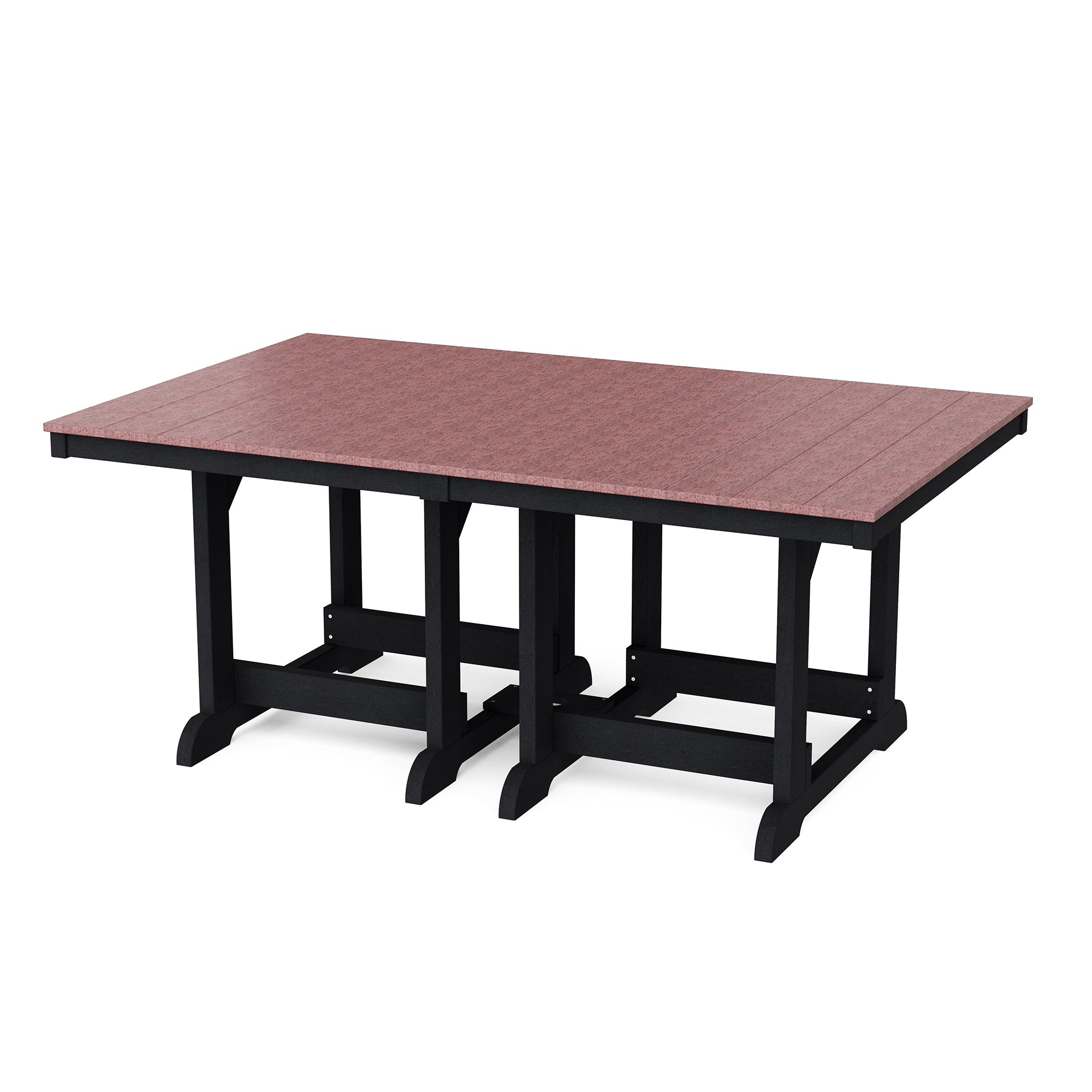 Heritage 44x72 Inch Solid Wood Dining Table - Rustic Farmhouse Style for Kitchen, Dining Room & Outdoor Entertaining
