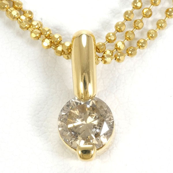 18K Yellow Gold Brown Diamond Necklace for Women - Elegant Luxury Jewelry Gift for Anniversary, Birthday & Special Occasions