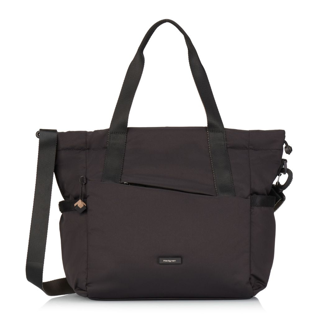 Hedgren Galactic RFID Blocking Tote Bag - Stylish & Secure Black Handbag for Women | Perfect for Travel, Work & Everyday Use