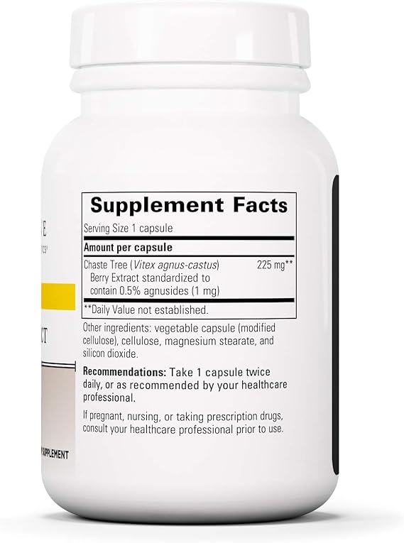 Integrative Therapeutics Vitex Extract - 100% Pure Chasteberry Supplement for Women's Hormonal Balance & PMS Relief - Supports Menstrual Cycle Regularity & Fertility - Perfect for Natural Hormone Support & Wellness Routine