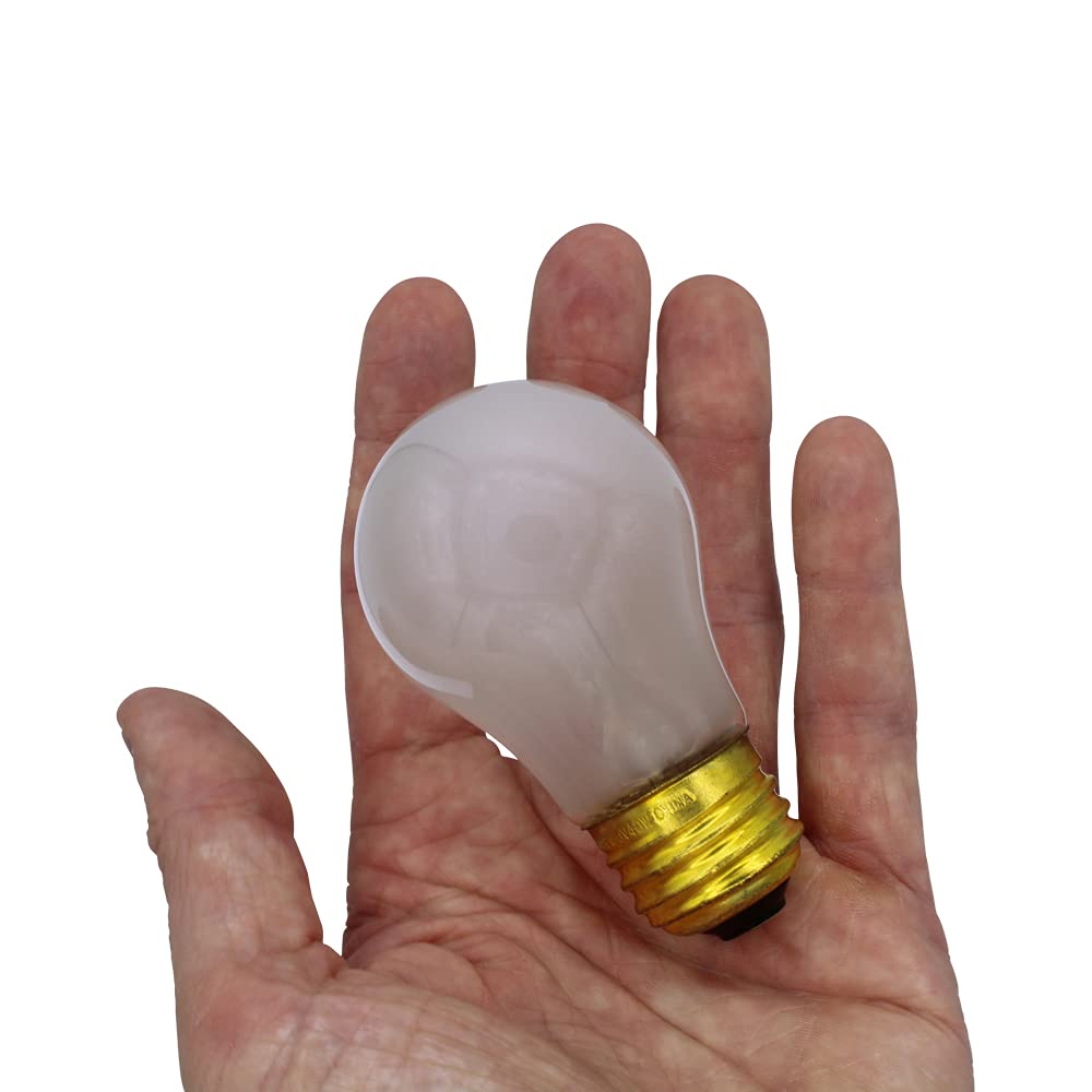 Lumenivo 8009 40W 120V High Temperature Light Bulb - 4 Pack Replacement for Refrigerator, Oven, Microwave & Household Appliances - Perfect for Kitchen, Laundry Room & Garage Lighting