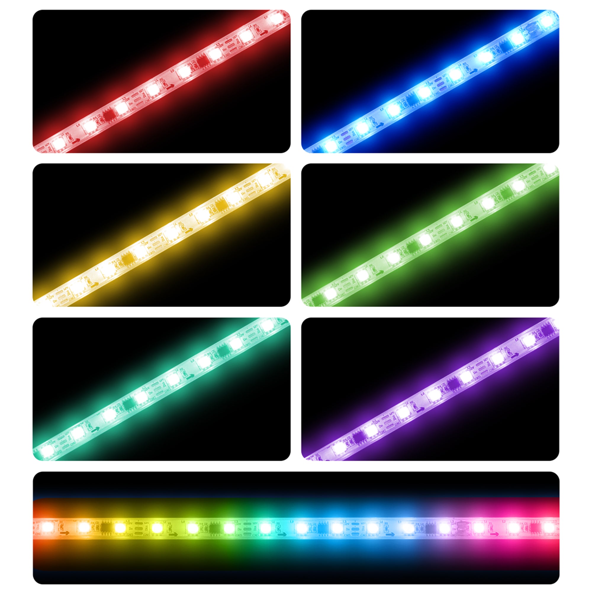 Aurora Multicolor LED Ambient Lighting System for Massage Tables - Adjustable Atmosphere Light with Remote Control | Perfect for Spa, Massage Therapy & Relaxation Rooms