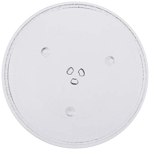 Original Panasonic Microwave Glass Turntable Plate/Tray - Replacement Part #F06015Q00AP - Fits Most Panasonic Microwave Models - Durable & Easy to Clean for Everyday Cooking & Reheating