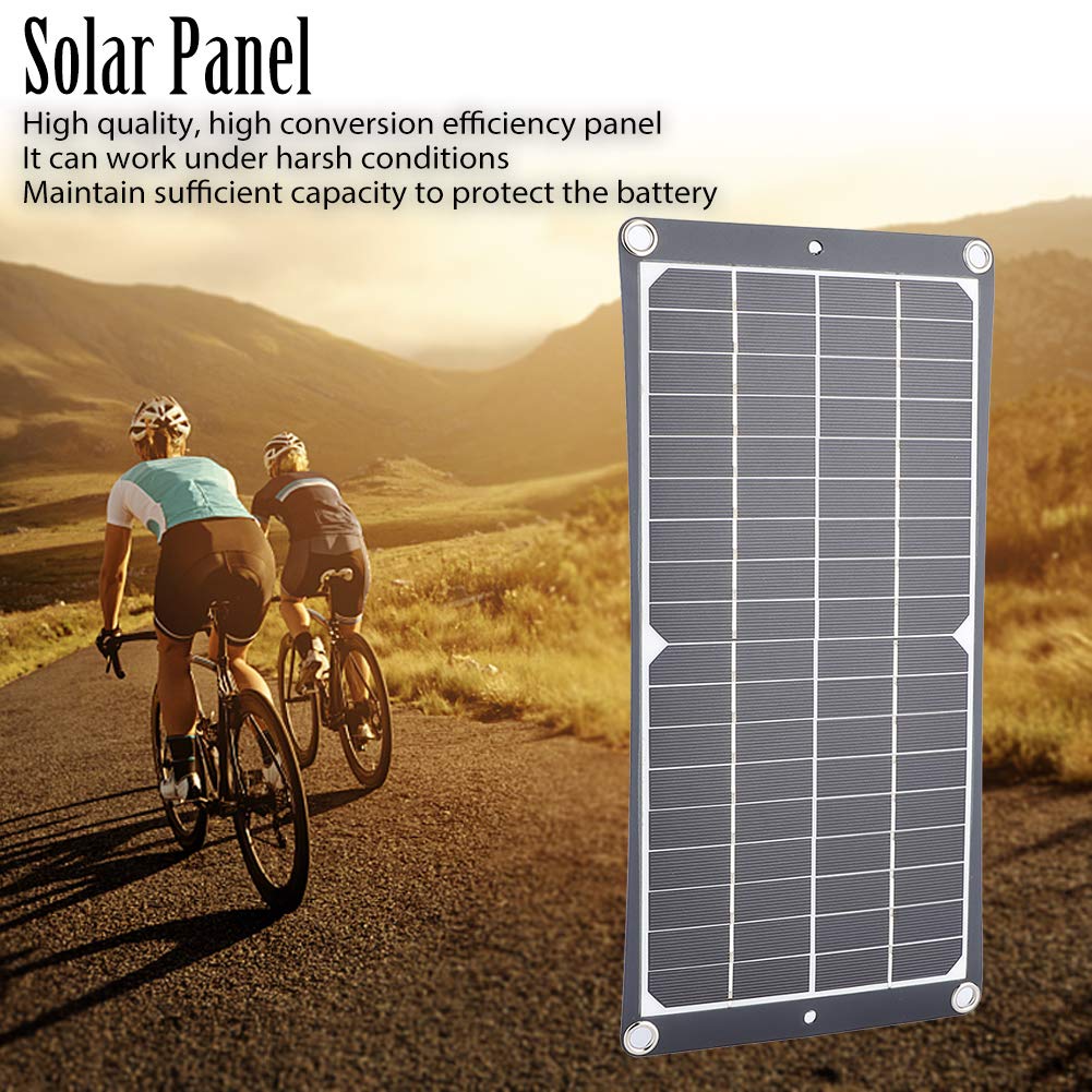 EXCLUZO 5V Solar Charging Panel - High Efficiency Portable Solar Panel for Phone Charger | Outdoor Camping, Hiking & Emergency Power Backup