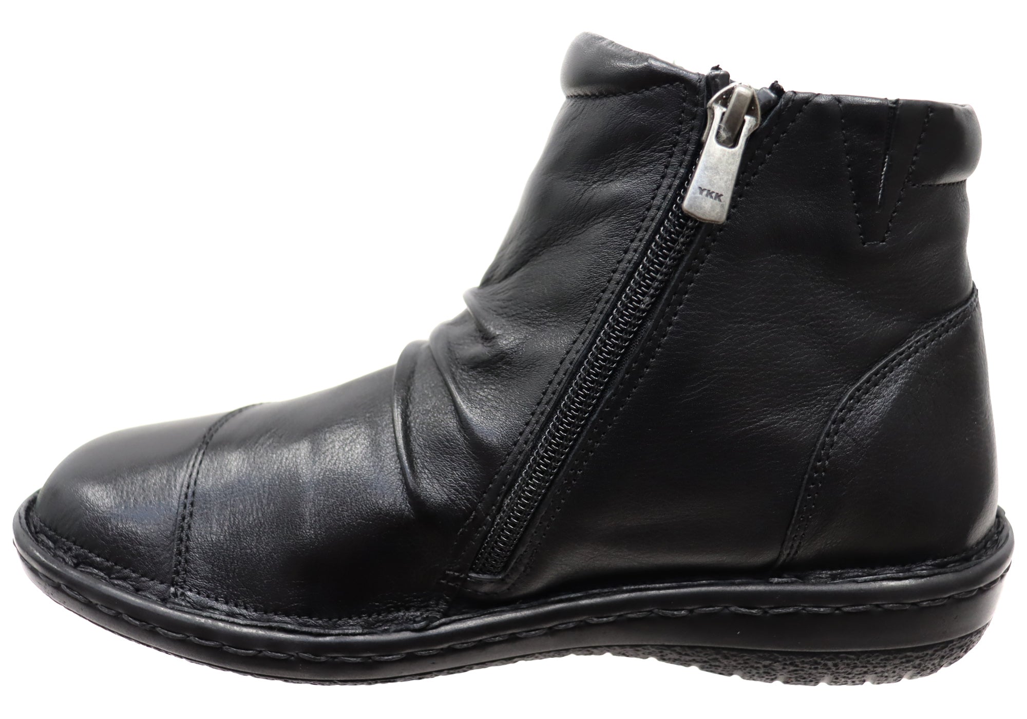 Orizonte Talun Women's European Comfortable Leather Ankle Boots - Stylish & Soft for Walking, Work & Casual Outfits