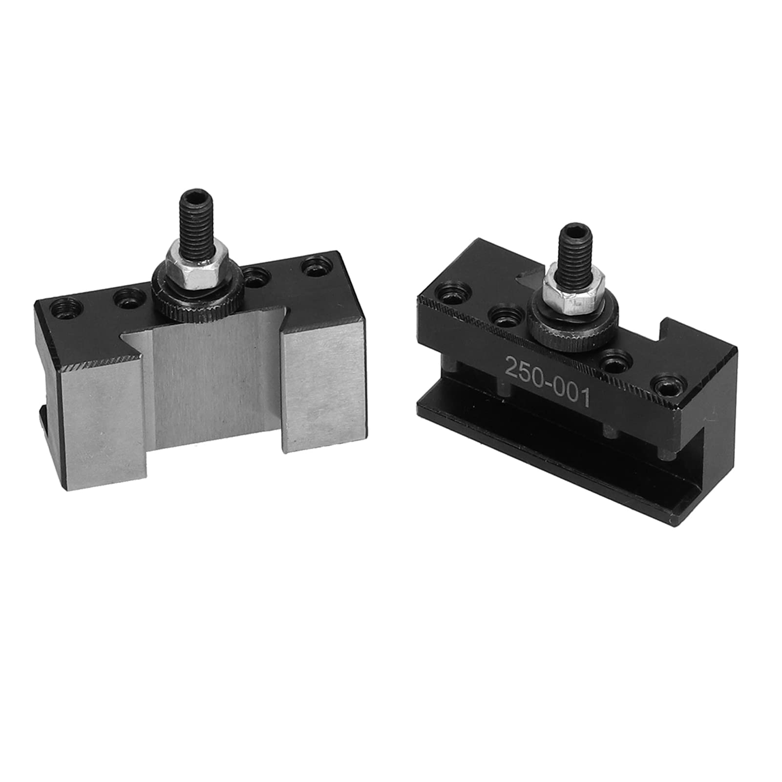 5-Piece Quick Change Tool Post Set - Durable Turning & Facing Holder for Metalworking & Lathe Repair - Perfect for Machinists & DIY Enthusiasts (Workshop, Garage, Home Repair Use)