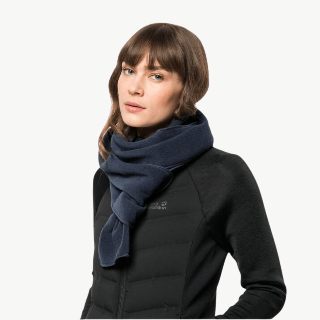 Jack Wolfskin Vertigo Women's Scarf - Soft Winter Neck Warmer for Outdoor Activities, Hiking & Travel Accessories