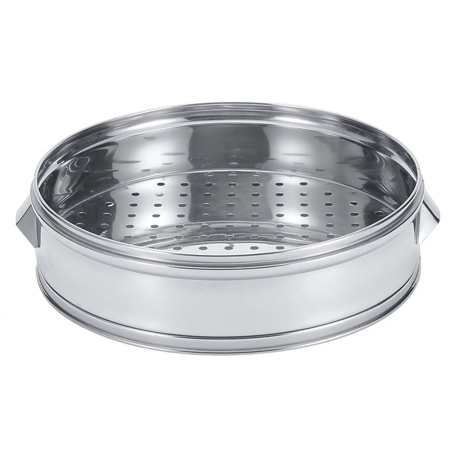 Premium EBM Stainless Steel Seiro Steamer Basket for Dumplings, Vegetables & Seafood - Perfect for Asian Cooking, Healthy Meal Prep & Kitchen Essentials